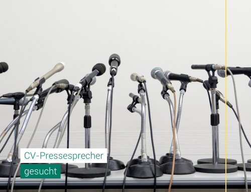 CV-Pressesprecher gesucht